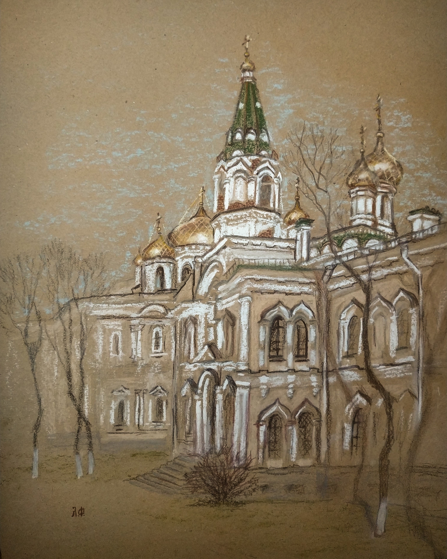 Новодевичий монастырь Графика
